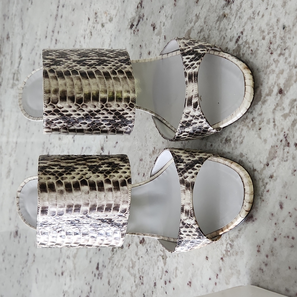 Manolo Blahnik Ripta Snakeskin 4" Heels (Rare)